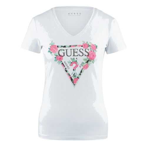 Футболка женская Guess W0YI85-J1300 белая S в Оджи